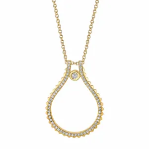 0.63ctw Diamond Pavé Signature MM Tetra Pendant