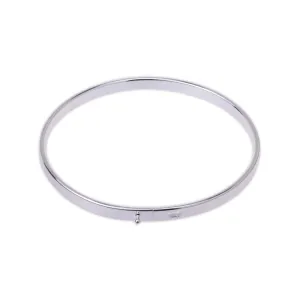 1 Silver simple bangle stack bangle Bracelet Barrel Clasp Charms Bracelet,Clasped Bracelets 60mm diy Hand Forged Bangle