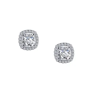 1.52 CTW Halo Stud Earrings