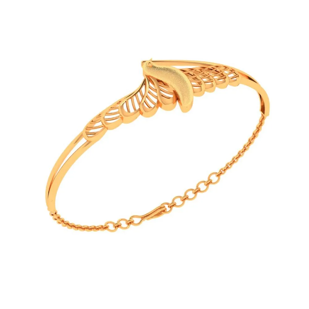 18k Gold Bird Bracelet