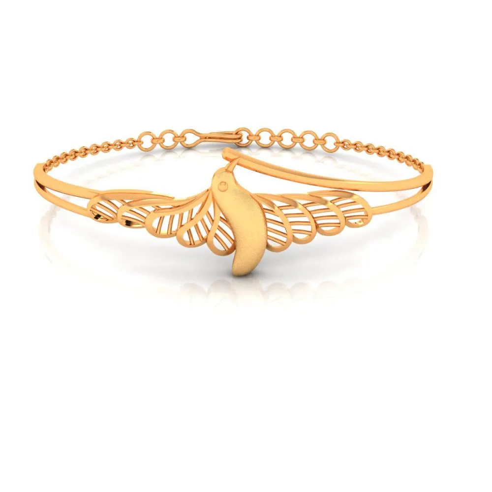 18k Gold Bird Bracelet