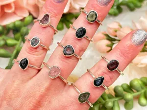 925 Silver Agate Rings