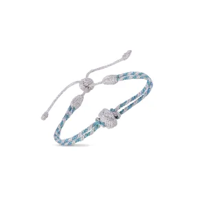 Akad n°2 Bracelet in Silver Blue Moon