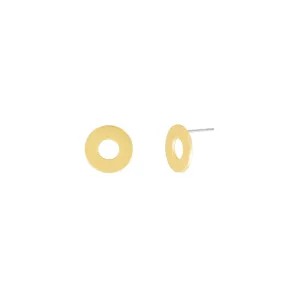 Alaya Chunky Cirkel Post Earring Gold Plating