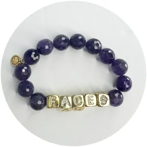 Amethyst FACES Bracelet