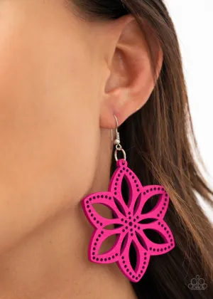 Bahama Blossoms Pink-Earrings