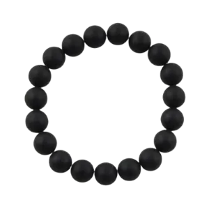 Barse Matte Bead Bracelet-Black Onyx