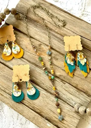 Boho Blossom Necklace And/Or Earrings