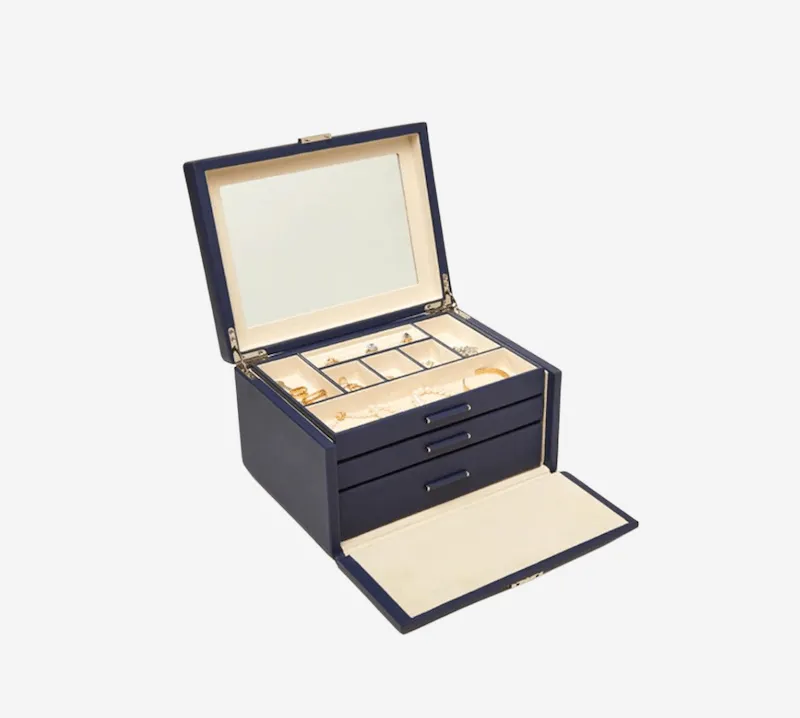 Brouk & Co. Riley 3 Tray Jewelry Box