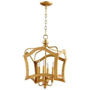 Cyan Design 06583 Milan Pendant - 4-Light - Gold Leaf - Medium