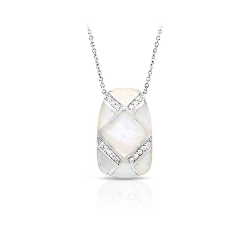 Echelon White Mother-of-Pearl Pendant