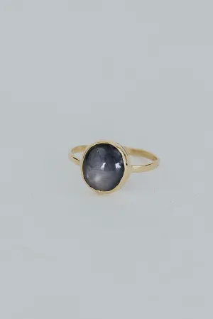 Eclipse Star Sapphire Ring - 14k