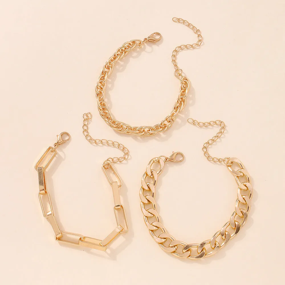 Exaggerated Chain Bracelet Ins Simple Alloy Trend Bracelet