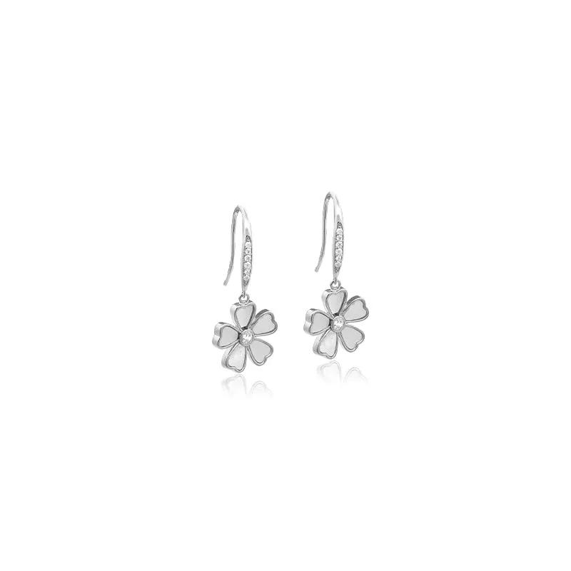 Flower Mother of Pearl Earrings