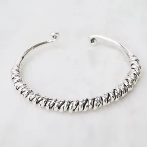 Heavy Wrapped Sterling Silver Cuff