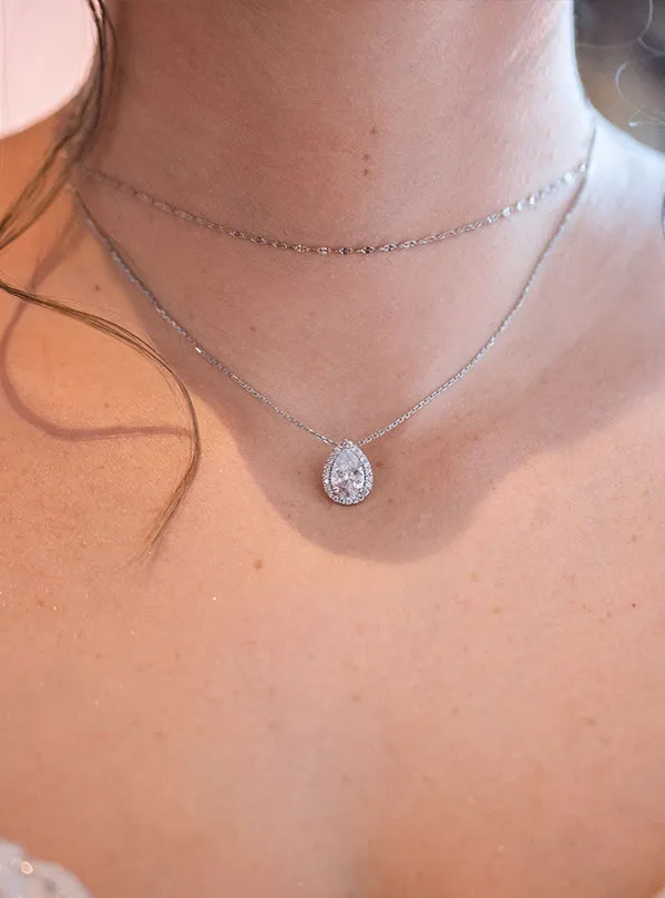 Margaux Petite Back Pendant Necklace