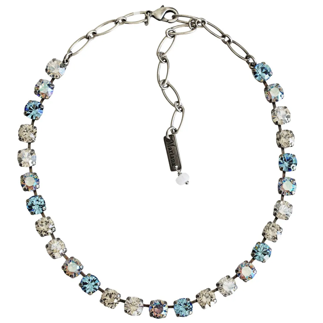 Mariana "Italian Ice" Silver Plated Must-Have Everyday Crystal Necklace, 3252 141