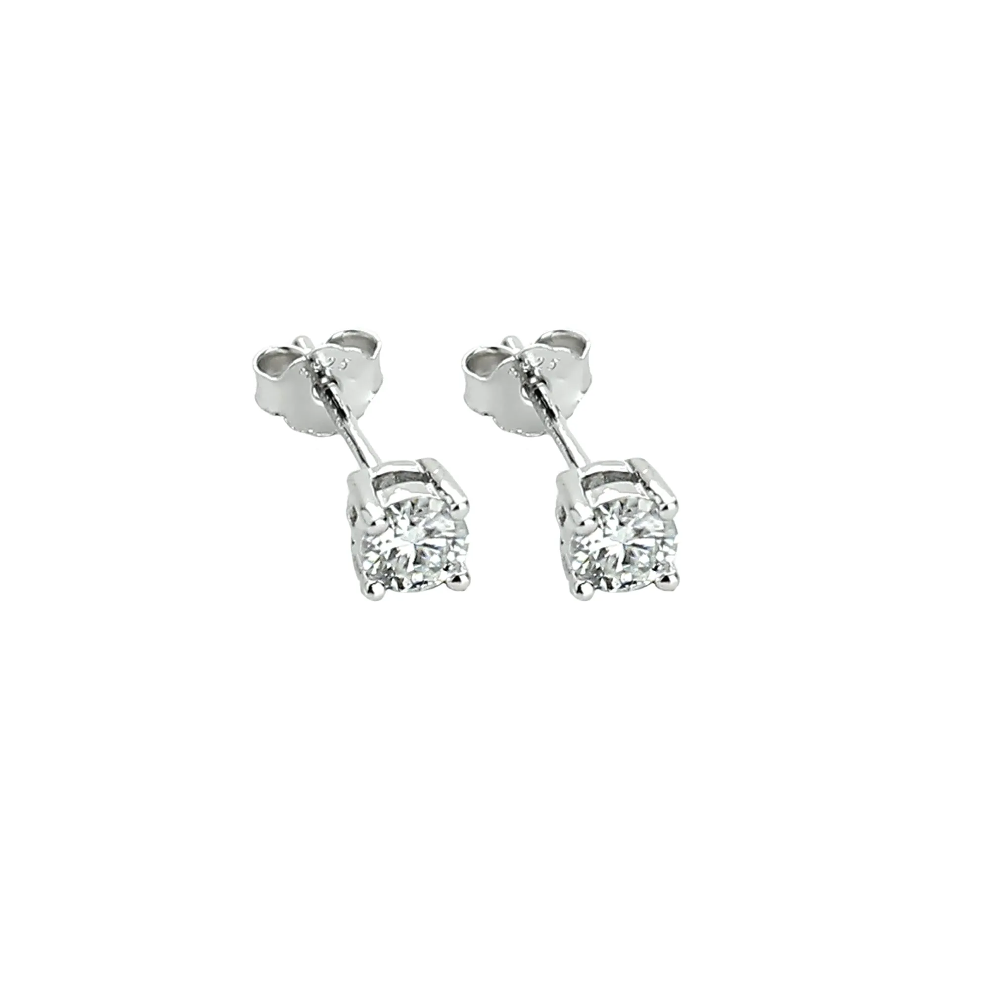 MEDIUM SOLITAIRE EARRING