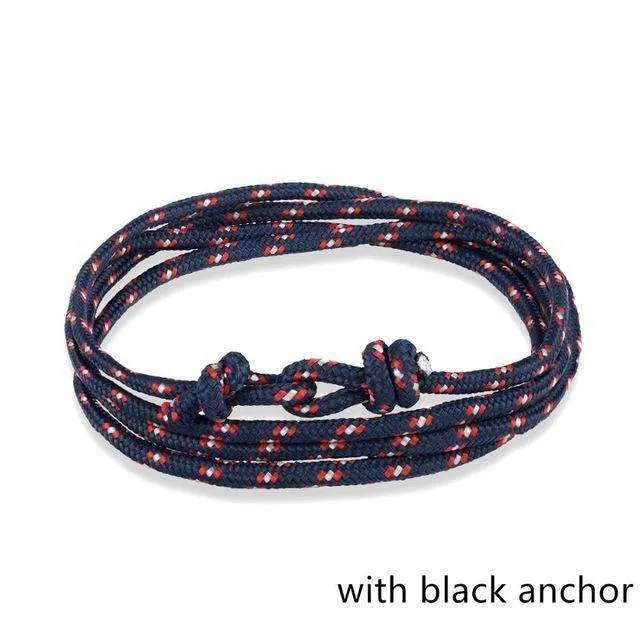 Mystique Multi-Layer Anchor Rope Bracelet