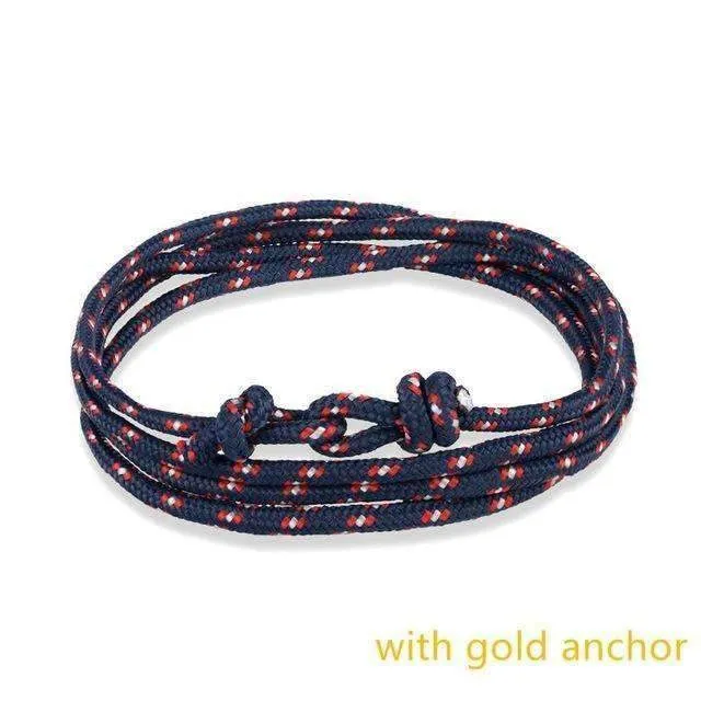 Mystique Multi-Layer Anchor Rope Bracelet