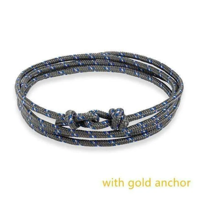 Mystique Multi-Layer Anchor Rope Bracelet