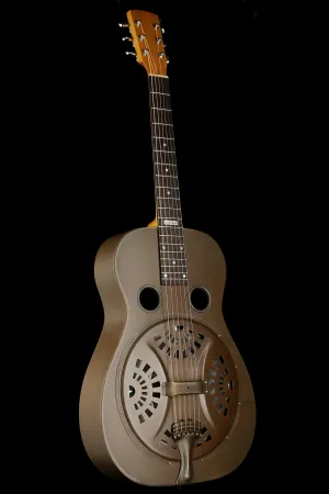 National Reso-Phonic Scheerhorn S-1 'Weathered Steel' Resonator Guitar