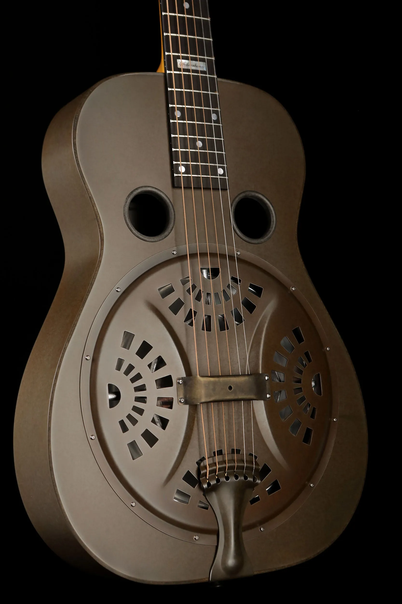 National Reso-Phonic Scheerhorn S-1 'Weathered Steel' Resonator Guitar