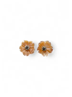 ORANGE STUD EARRINGS