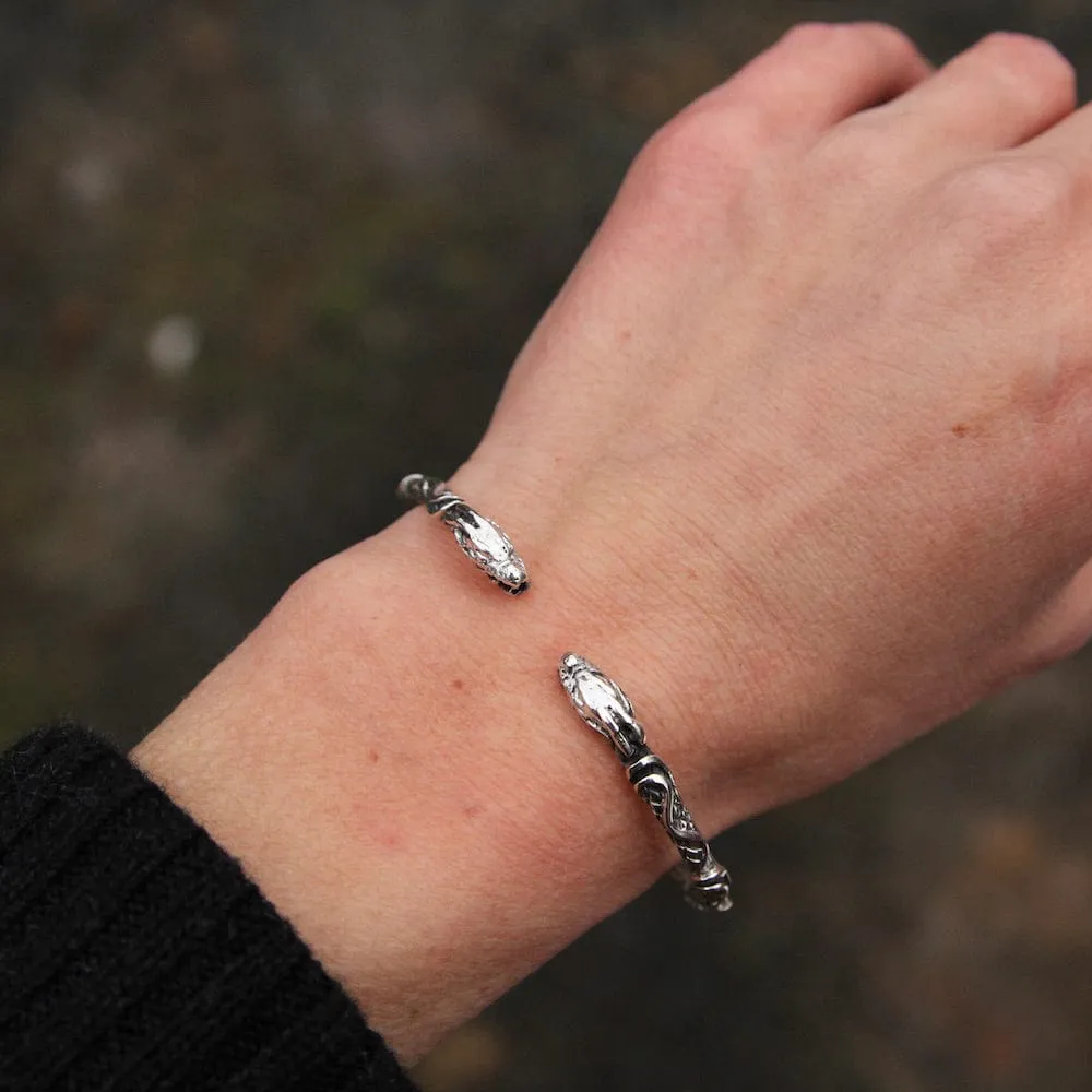 Ornate Cuff with Dragon Heads