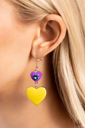 Paparazzi Earring ~ Flirting with Fashion - Purple