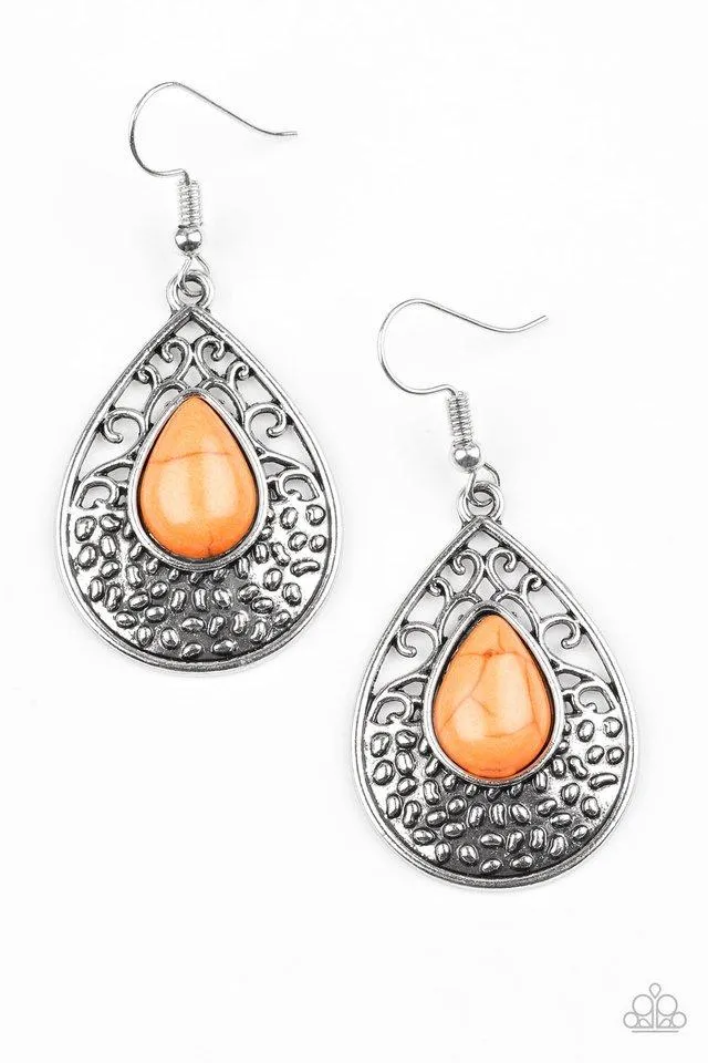 Paparazzi Earring ~ Tucson Tunes - Orange