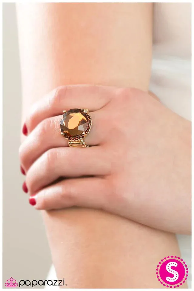 Paparazzi Ring ~ Love and Chocolate - Brown