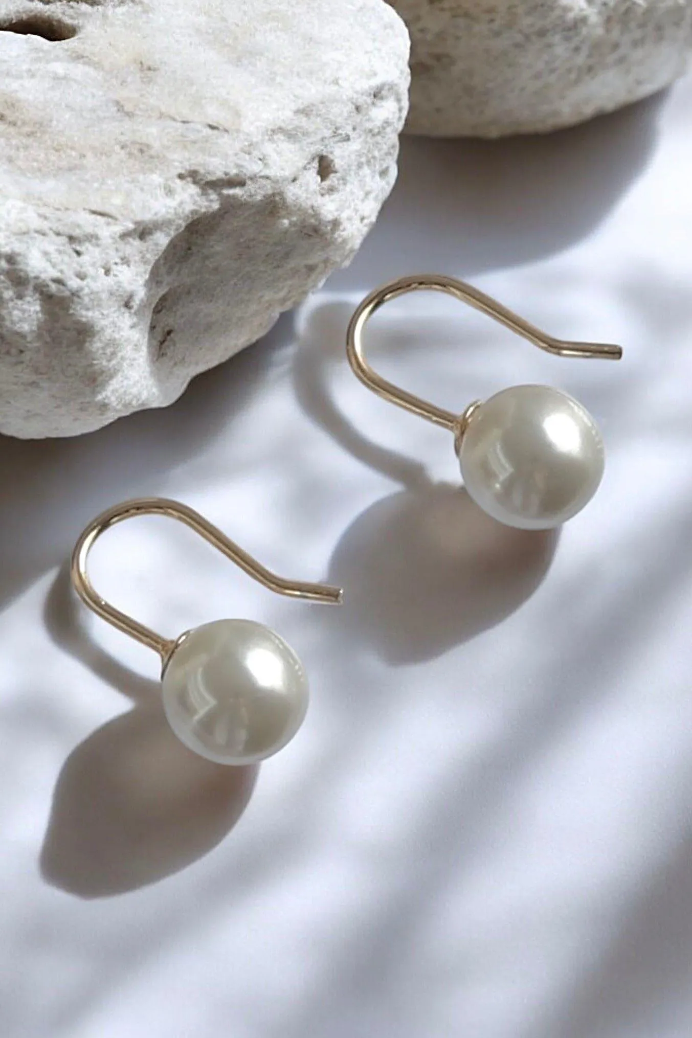 Pearl Cascade Hook Earrings