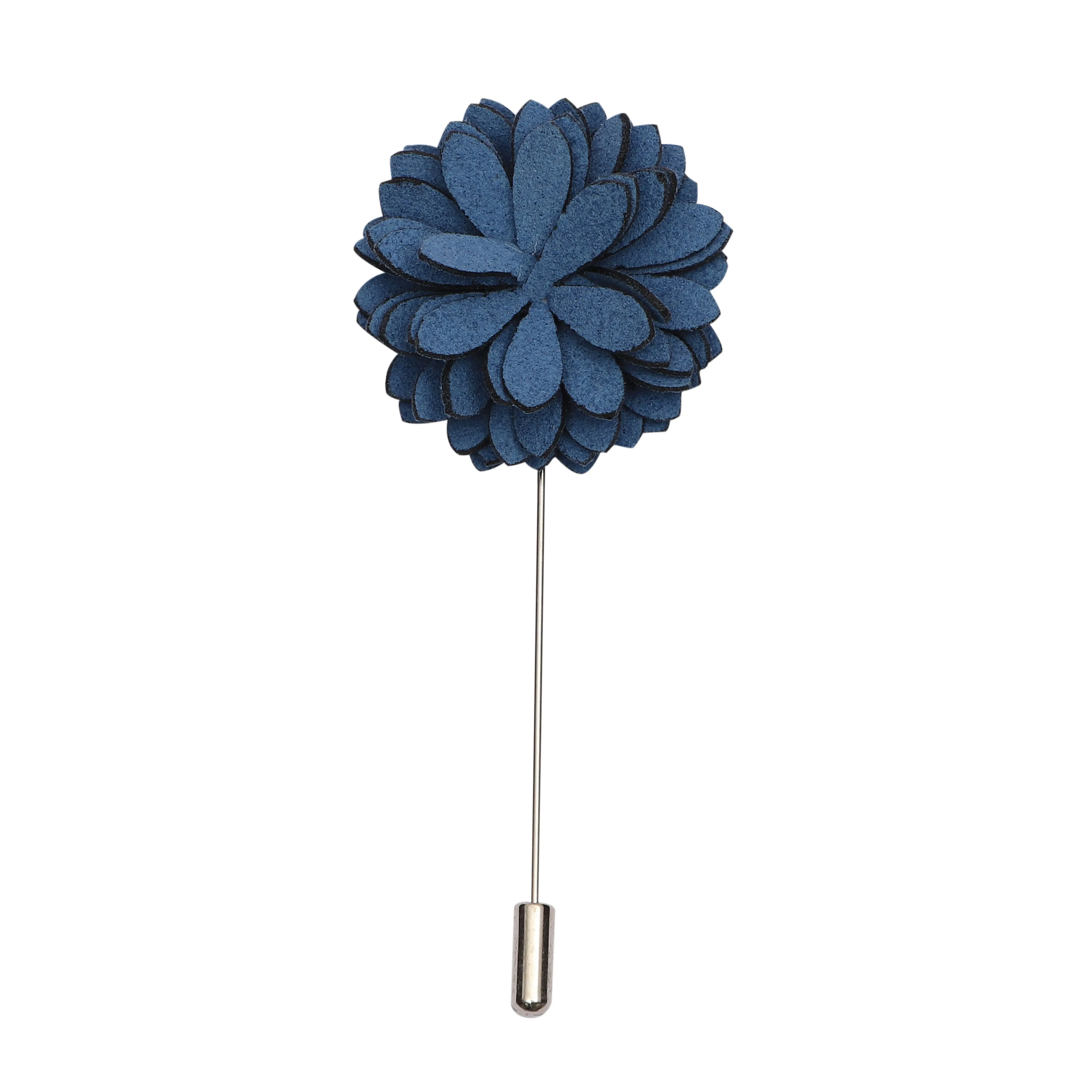 Peluche Elegant Blue Brooch For Men