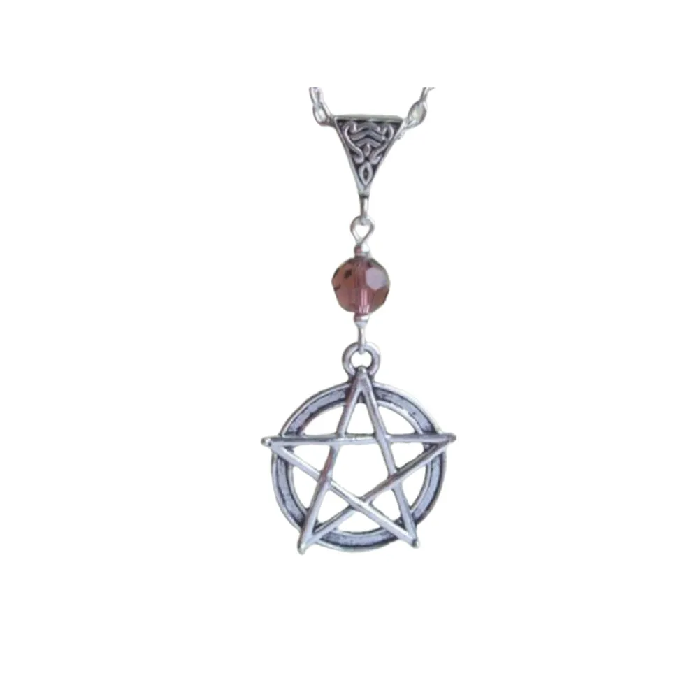 Pentagram Crystal Necklace