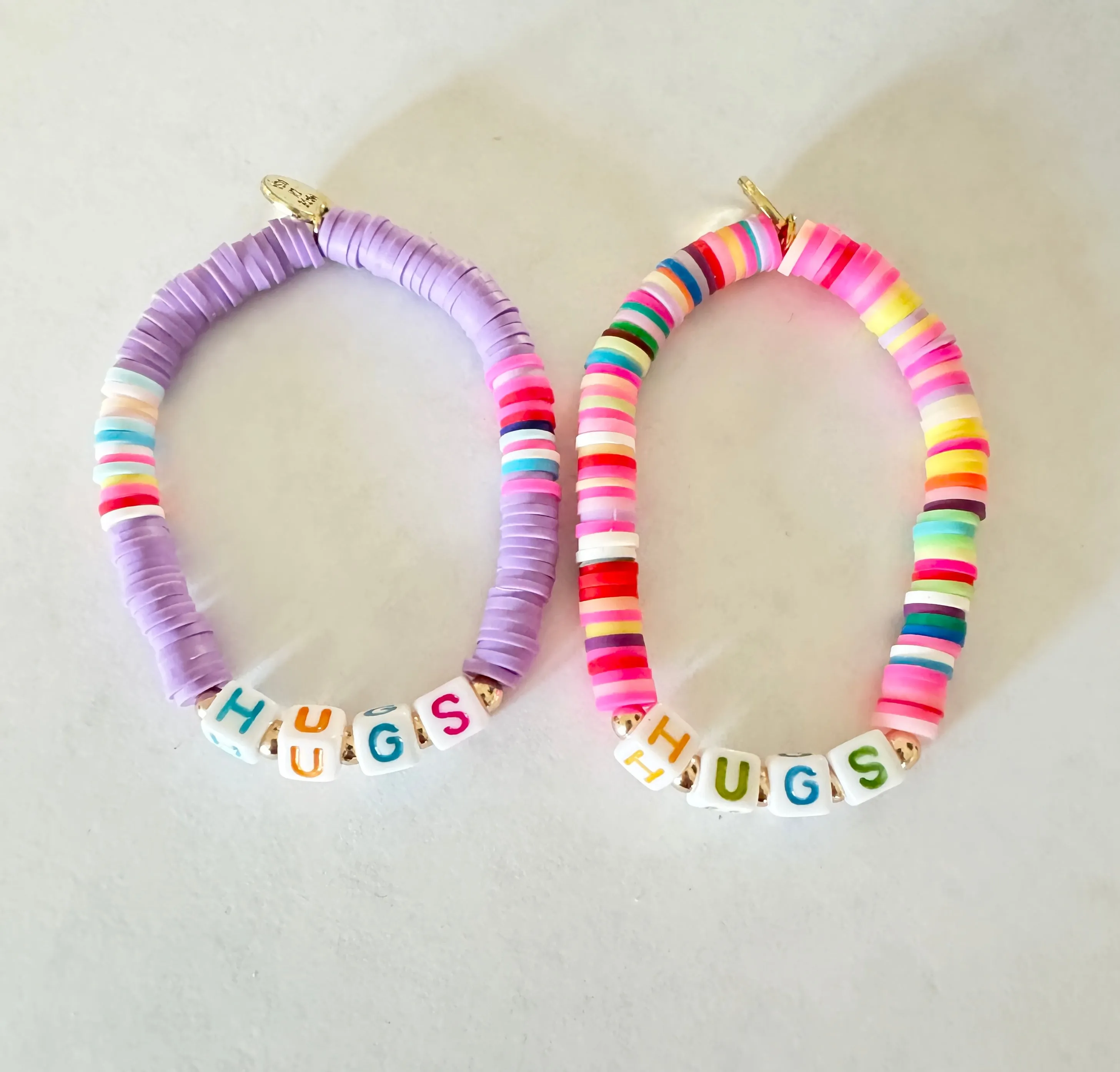 Positive Affirmations Clay Bracelets