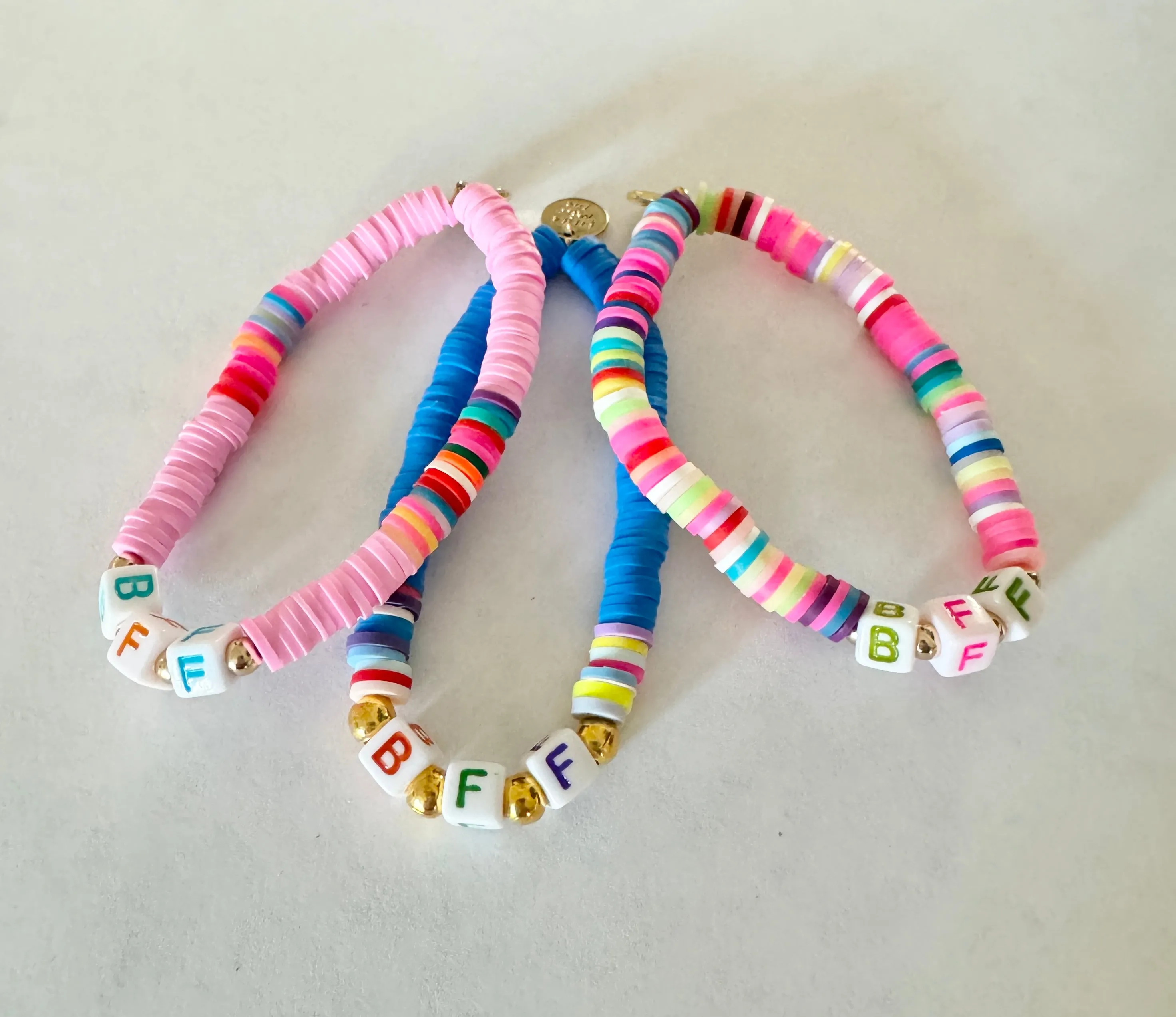 Positive Affirmations Clay Bracelets