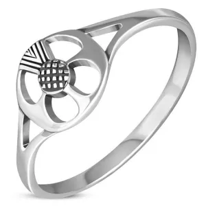 Scottish Thistle Silver Ring