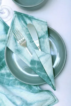 Sea Green Handwoven Napkins - Set of 2 pc