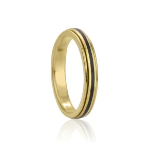 Shanti 14k Gold Vermeil Meditation Ring