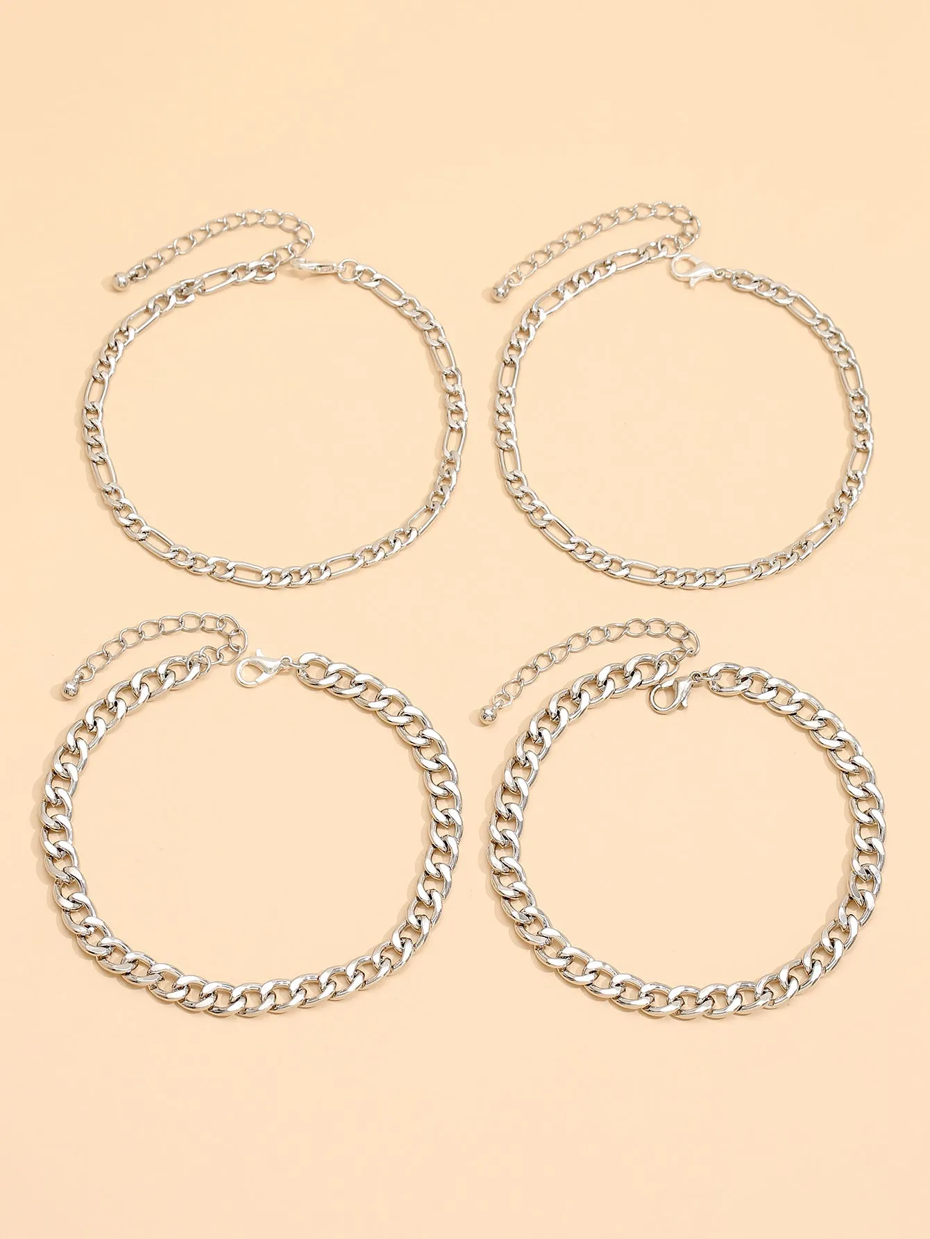 Simple Fashion Solid Color Irregular Metal Bracelet