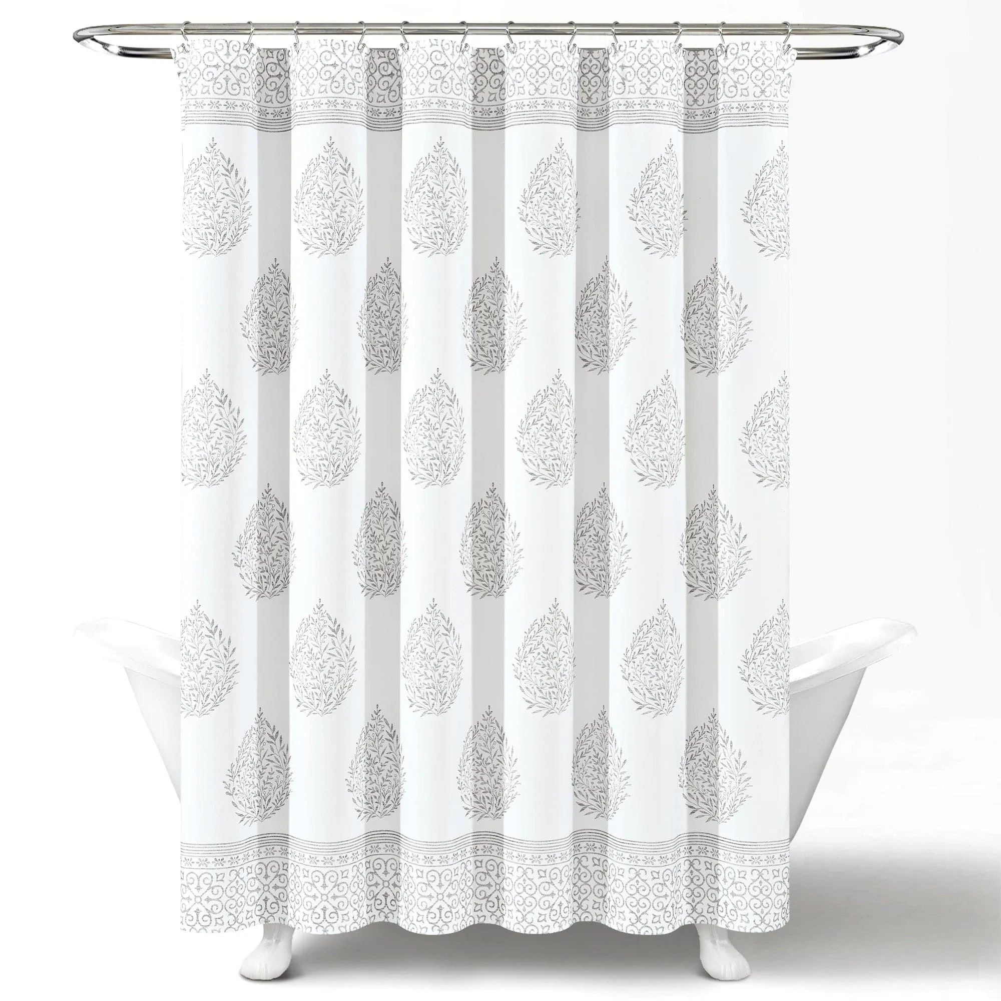 Teardrop Leaf Shower Curtain