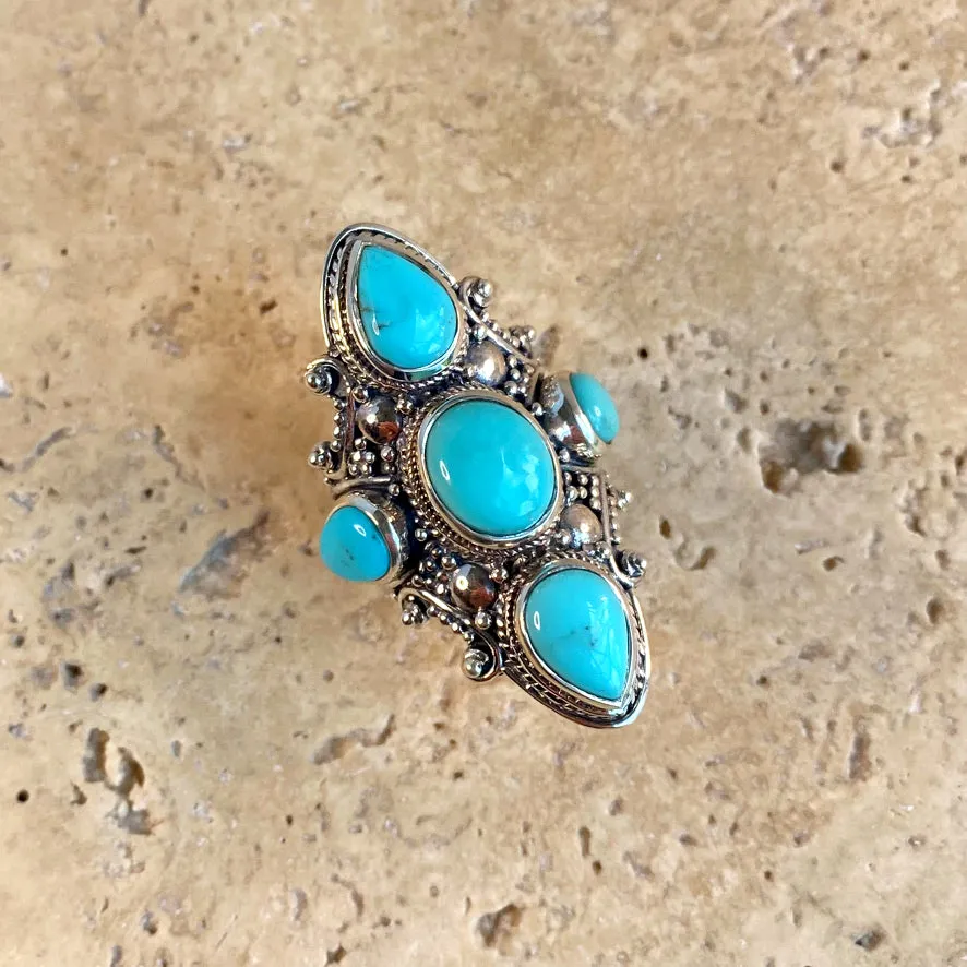 Turquoise Ring - Kailash