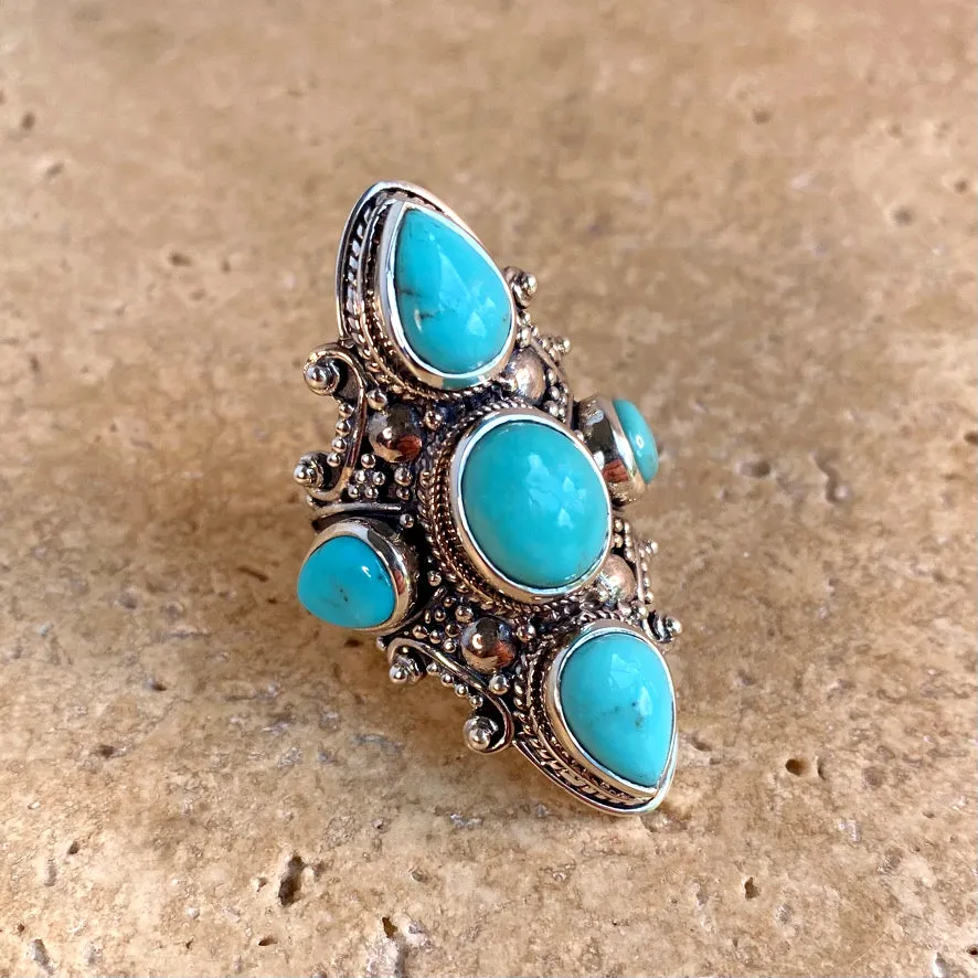 Turquoise Ring - Kailash